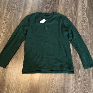 Brand new forest green Henley